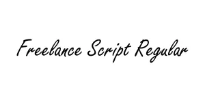Freelance Script Regular Font
