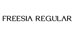 Freesia Regular Font