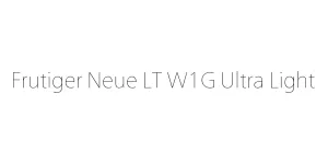 Frutiger Neue LT W1G Ultra Light Font