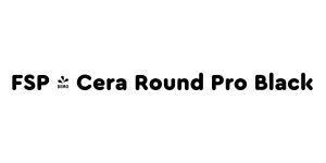 FSP - Cera Round Pro Black Font