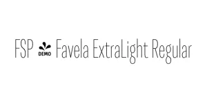 FSP - Favela ExtraLight Regular Font