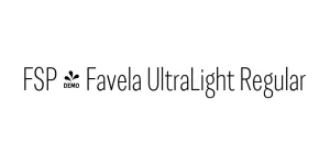 FSP - Favela UltraLight Regular Font