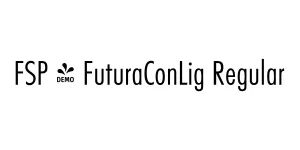 FSP - FuturaConLig Regular Font