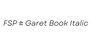 FSP - Garet Book Italic Font