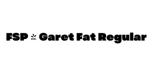 FSP - Garet Fat Regular Font