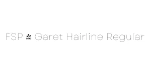 FSP - Garet Hairline Regular Font