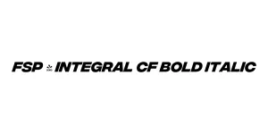 FSP - Integral CF Bold Italic Font