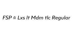 FSP - Lxs lt Mdm tlc Regular Font