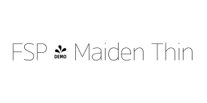 FSP - Maiden Thin Font