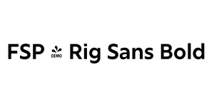 FSP - Rig Sans Bold Font