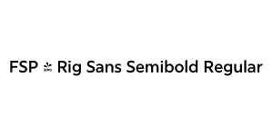 FSP - Rig Sans Semibold Regular Font