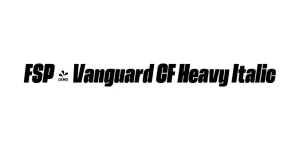 FSP - Vanguard CF Heavy Italic Font