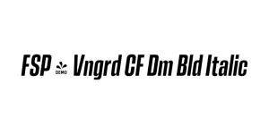 FSP - Vngrd CF Dm Bld Italic Font