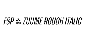 FSP - Zuume Rough Italic Font