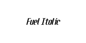 Fuel Italic Font