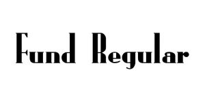 Fund Regular Font