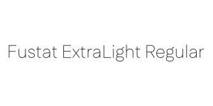 Fustat ExtraLight Regular Font