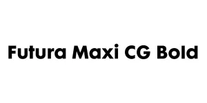 Futura Maxi CG Bold Font