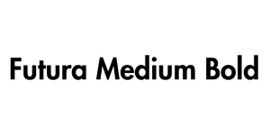 Futura Medium Bold Font