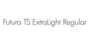 Futura TS ExtraLight Regular Font