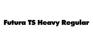 Futura TS Heavy Regular Font