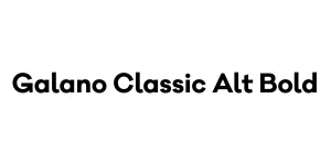 Galano Classic Alt Bold Font