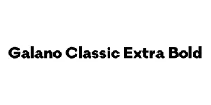 Galano Classic Extra Bold Font