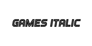 Games Italic Font