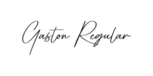 Gaston Regular Font