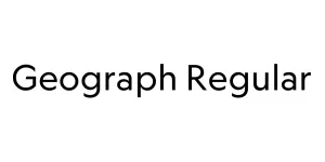 Geograph Regular Font
