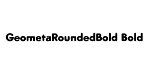GeometaRoundedBold Bold Font