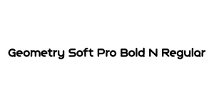 Geometry Soft Pro Bold N Regular Font