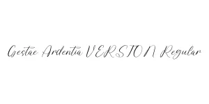 Gestae Ardentia VERSION Regular Font