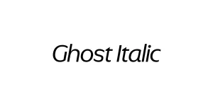 Ghost Italic Font