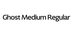 Ghost Medium Regular Font