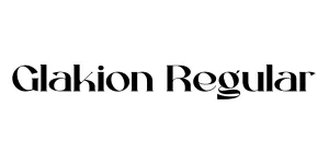 Glakion Regular Font