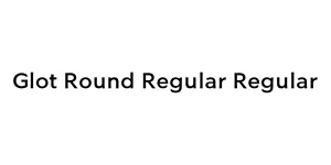 Glot Round Regular Regular Font
