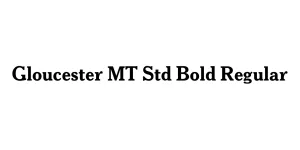 Gloucester MT Std Bold Regular Font
