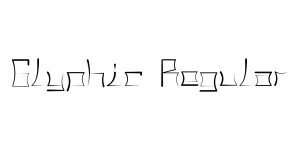 Glyphic Regular Font
