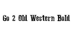 Go 2 Old Western Bold Font