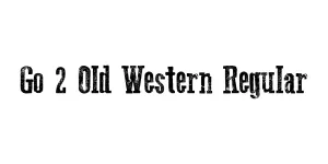 Go 2 Old Western Regular Font