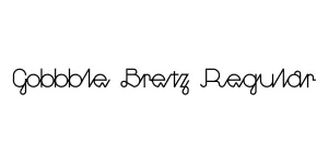 Gobbble Bretz Regular Font