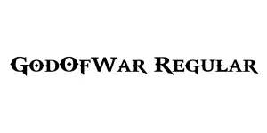 GodOfWar Regular Font