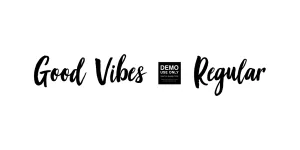 Good Vibes - Regular Font