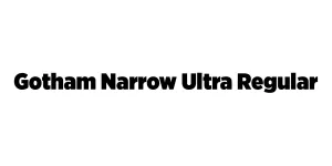 Gotham Narrow Ultra Regular Font