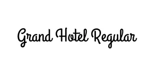 Grand Hotel Regular Font