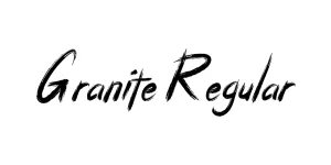 Granite Regular Font