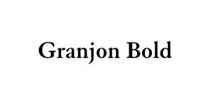 Granjon Bold Font