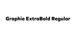 Graphie ExtraBold Regular Font