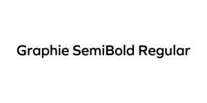 Graphie SemiBold Regular Font